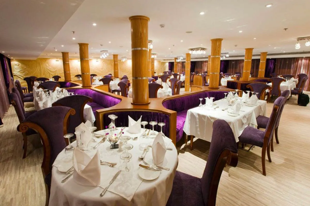Restaurant aboard the Al Hambra Nile Cruise Nile cruise